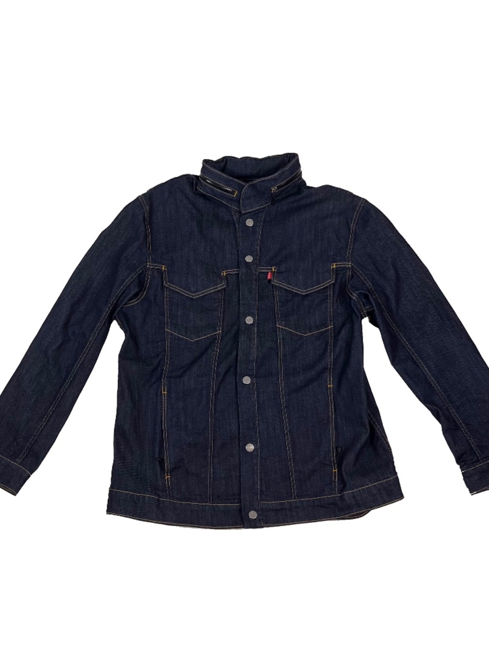 Levi's Commuter Trucker Jacket Denim Reflective Hooded
